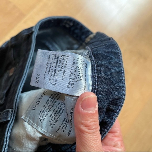 AG Jeans 360 Contour The Pima Mid-Rise Cigarette Jeans size 25R - Picture 4 of 5